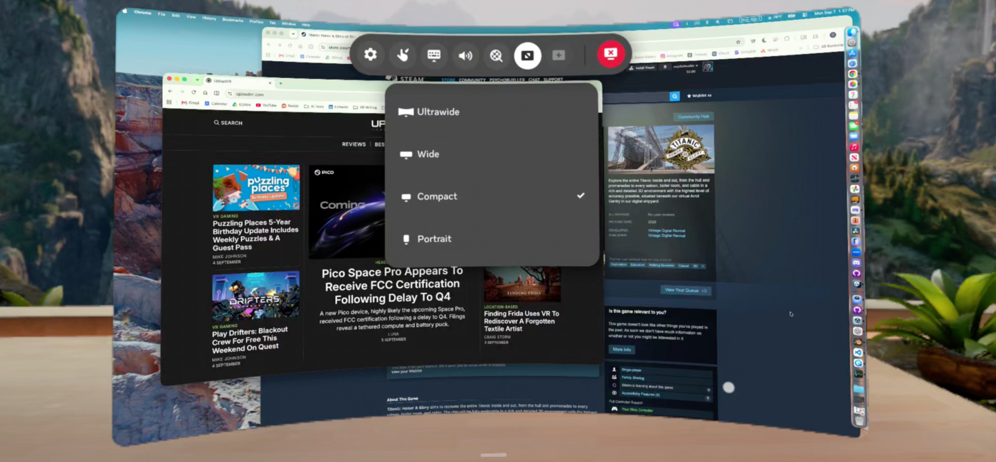 Quest's Meta Virtual Display Got A New Name, Input Forwarding & Mac Parity